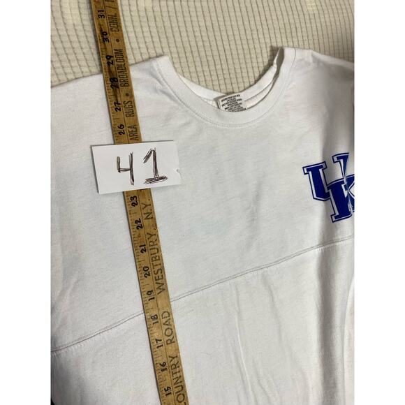 Pressbox UK Wildcats Long Sleeve Shirt Mens Small Spellout Kentucky - Picture 4 of 8